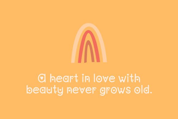 Hearts Notes Font - Preview 2