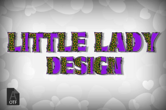 Leopard Mardi Gras Font PNG with transparent background - Preview 1
