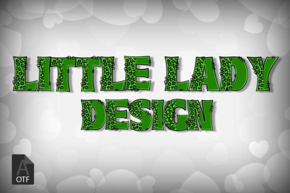 Leopard Patrick's Day Font PNG with transparent background - Preview 1