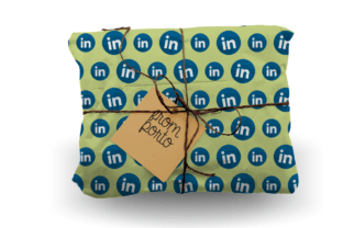 Linkedin Logo Seamless Patterns Graphic by fromporto · Creative Fabrica