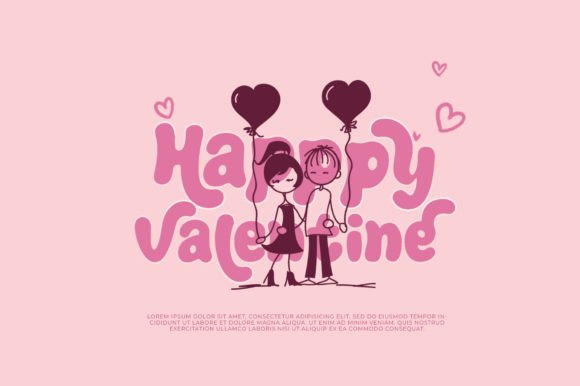 Love Sign Font PNG with transparent background - Preview 2