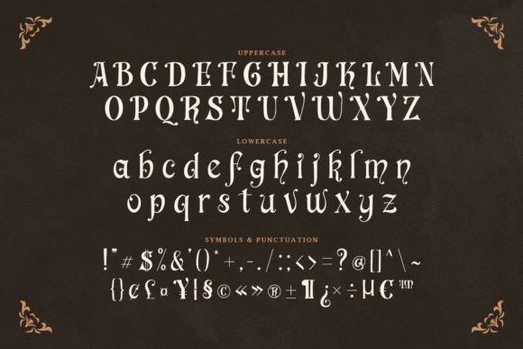 Monastery Font PNG with transparent background - Preview 1