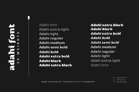 Adahi Font - Preview 3
