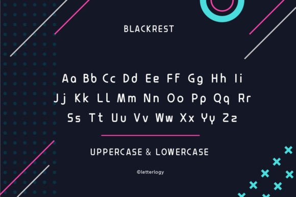 Blackrest Font - Preview 1