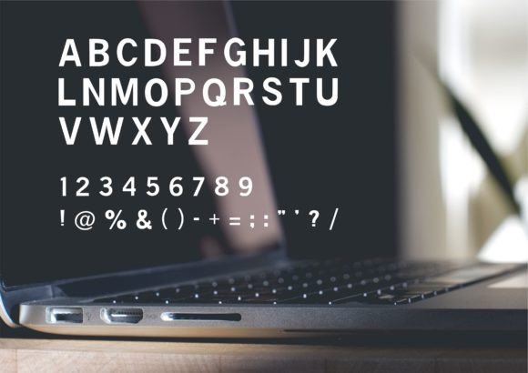 Backspace Font - Preview 1