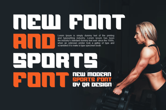 Break Sporter Font PNG with transparent background - Preview 2