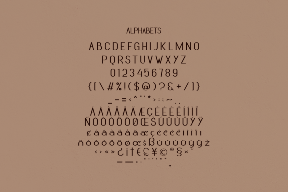 Enovella Font PNG with transparent background - Preview 1