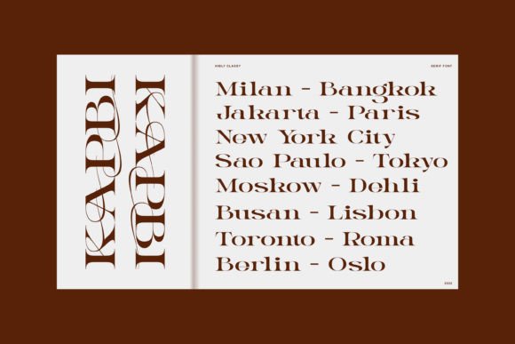 Kibly Font font preview - 5