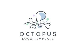 Octopus Cuttlefish Squid Tentacles Logo Graphic by Enola99d · Creative ...