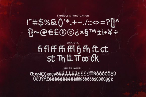 Pinhead Font PNG with transparent background - Preview 2