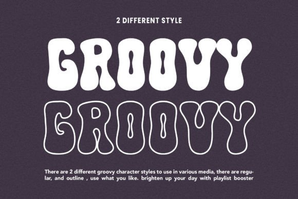Playlist Booster Font PNG with transparent background - Preview 1