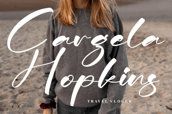 Ragflij Font PNG with transparent background - Preview 4