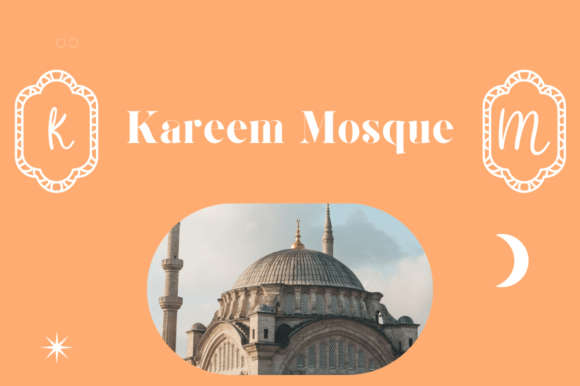 Sania Ramadan Monogram Font PNG with transparent background - Preview 2