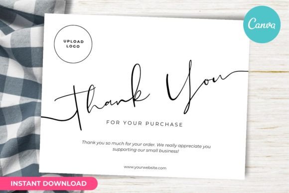 Thank You Card Business Template Canva