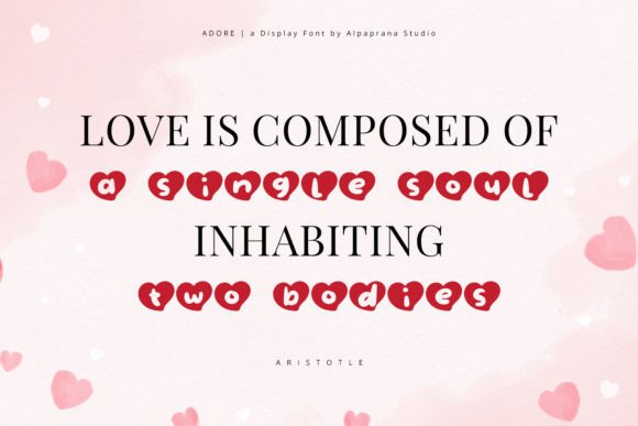 Adore Font - Preview 4