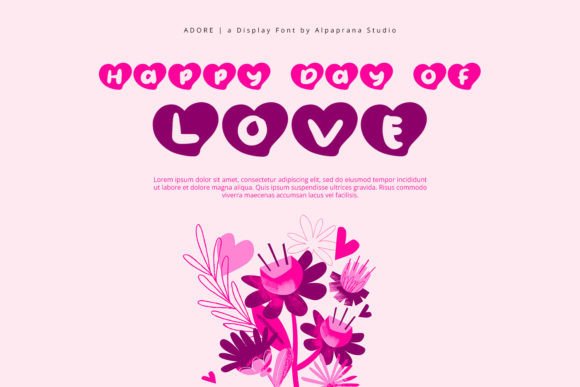 Adore Font - Preview 5