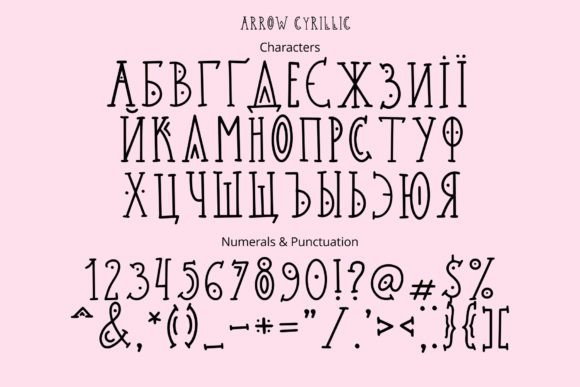 Arrow Font - Preview 2