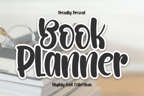 Book Planner Czcionki do Wyświetlania Czcionka Przez Bintang Studio