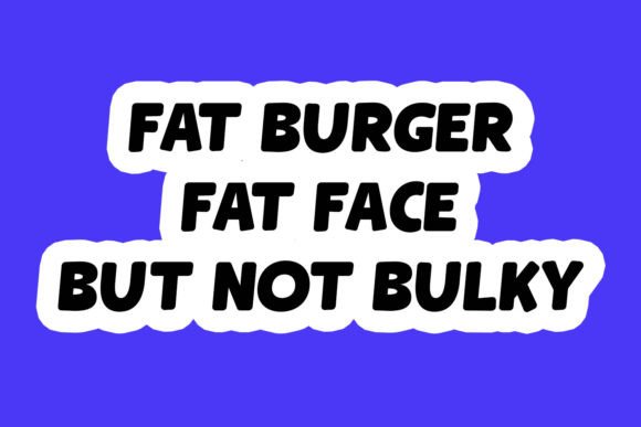 Bucker Font - Preview 3