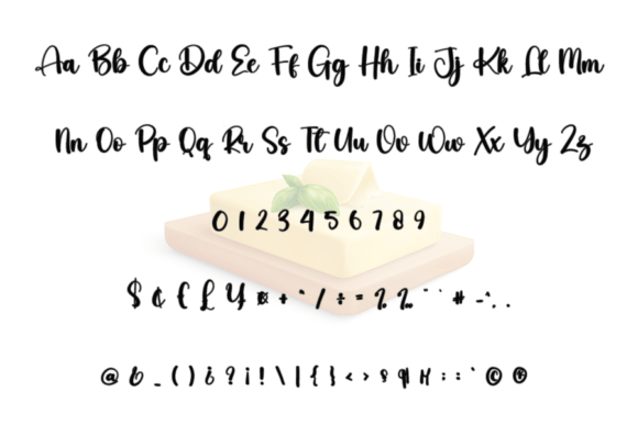 Butter Font - Preview 5