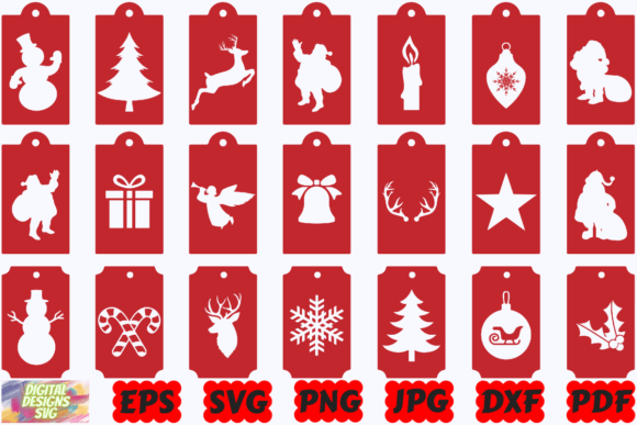 Christmas Tags SVG | Christmas Gift Tag