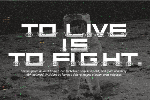 Digital Glitch Font - Preview 3