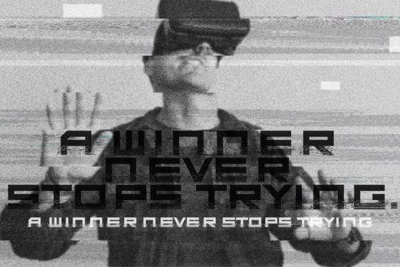 Digital Glitch Font - Preview 5