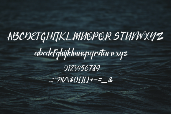 Faricash Font PNG with transparent background - Preview 4