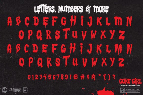Gore Girl Font - Preview 6