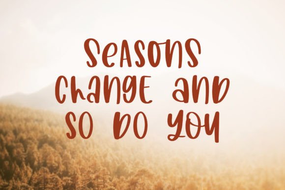 Harvest Wishes Font - Preview 1