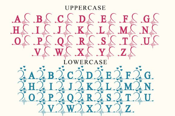 Heart Beat Love Font - Preview 3