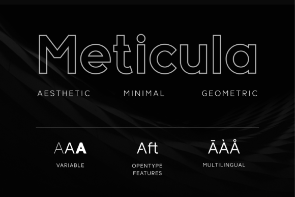Meticula Font PNG with transparent background - Preview 4
