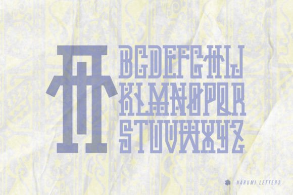 Narumi Font PNG with transparent background - Preview 6