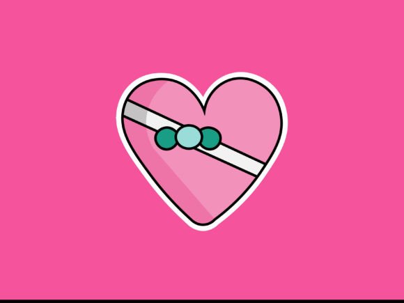 Valentine Gift Heart Illustrations