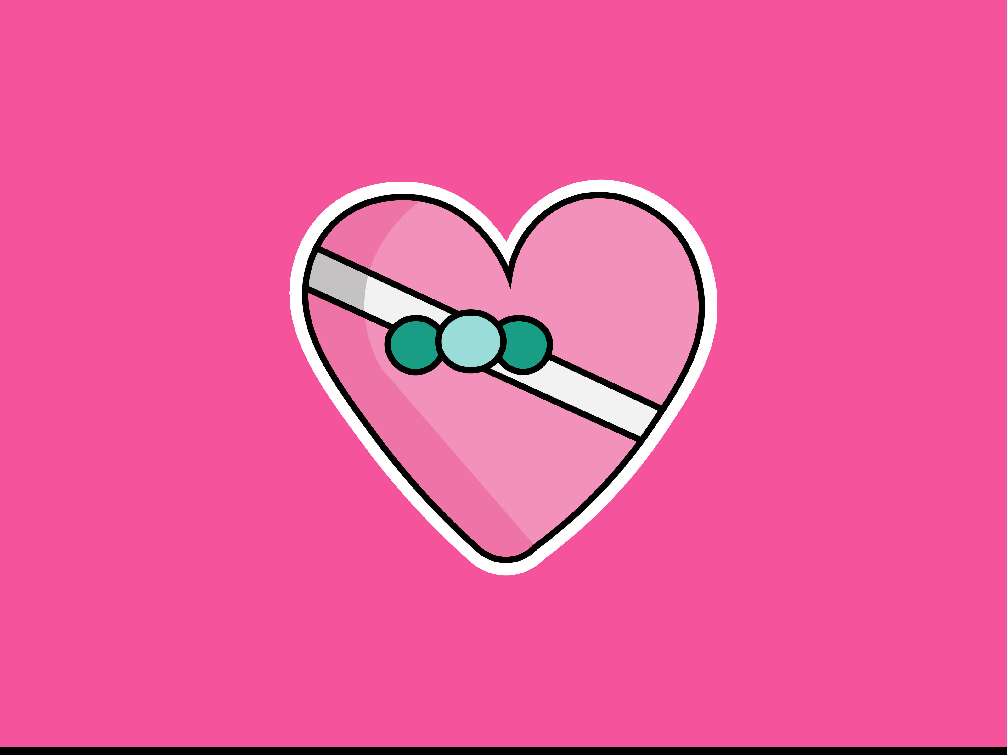 Valentine Gift Heart Illustrations
