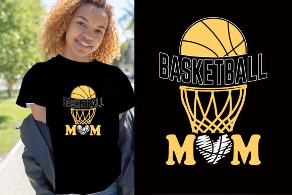 Preview of Basketball Mom,mom Valentine Sublimation T-shirt, sticker, and sublimation design