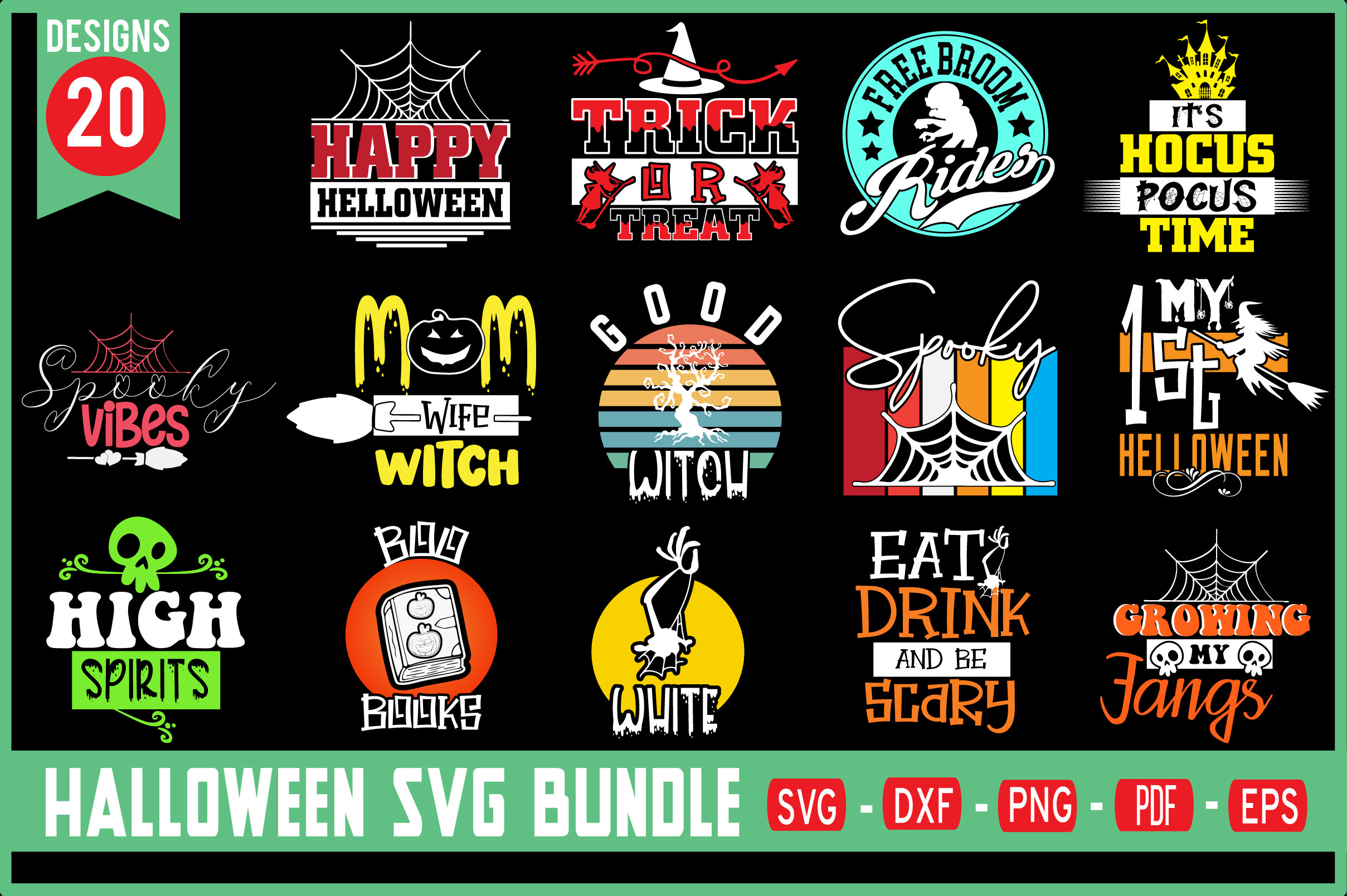 Halloween Svg Bundle Graphic by ijdesignerbd777 · Creative Fabrica