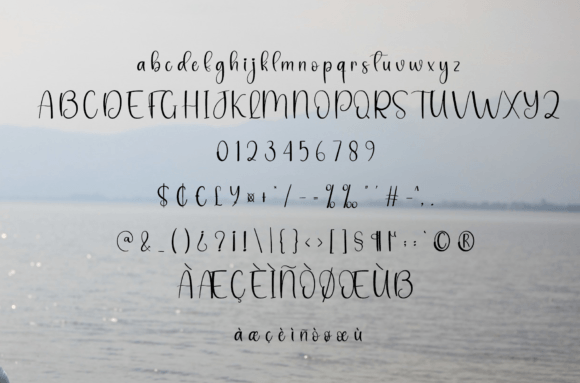 House Bakery Font PNG with transparent background - Preview 5