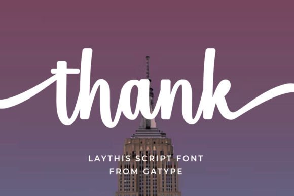 Laythis Font PNG with transparent background - Preview 6
