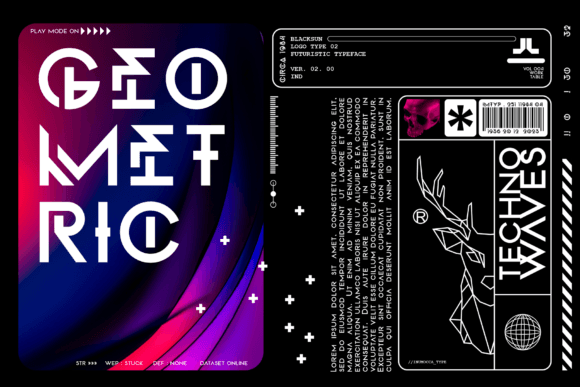 Blacksun Font - Preview 3