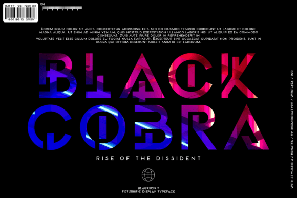 Blacksun Font - Preview 4