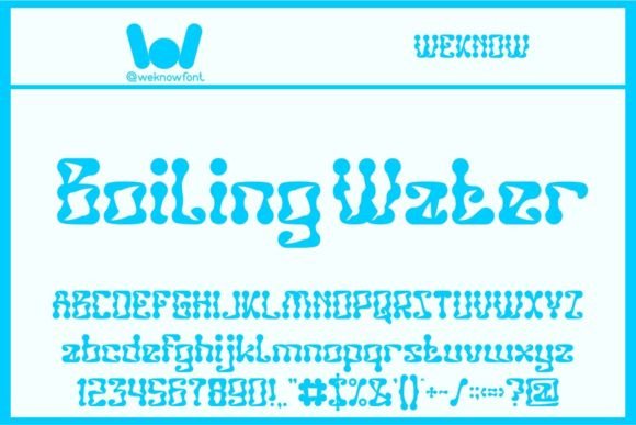 Brewed Tea Font - Preview 1