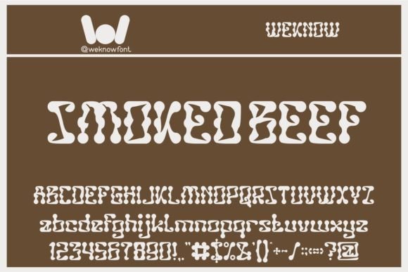 Brewed Tea Font - Preview 2