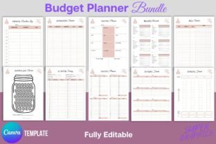 Budget Planner Bundle | Canva Template Graphic by SUPER GRAPHICS ...