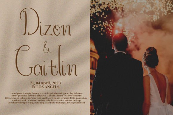 Hayletta Font PNG with transparent background - Preview 2