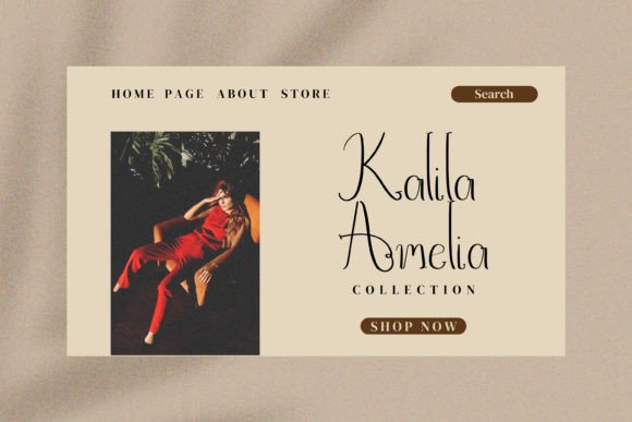 Hayletta Font PNG with transparent background - Preview 3