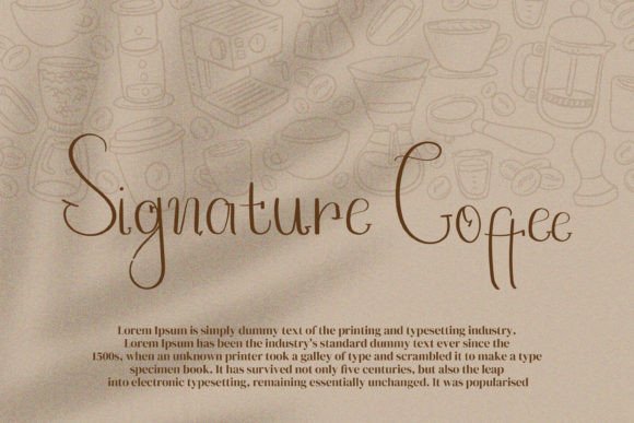Hayletta Font PNG with transparent background - Preview 5