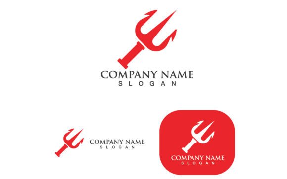 Magic Trident Logo and Symbols Template Graphic Logos By marsono