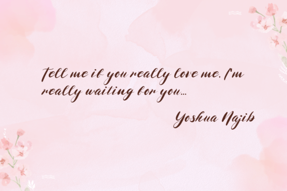 Mellyani Font PNG with transparent background - Preview 4