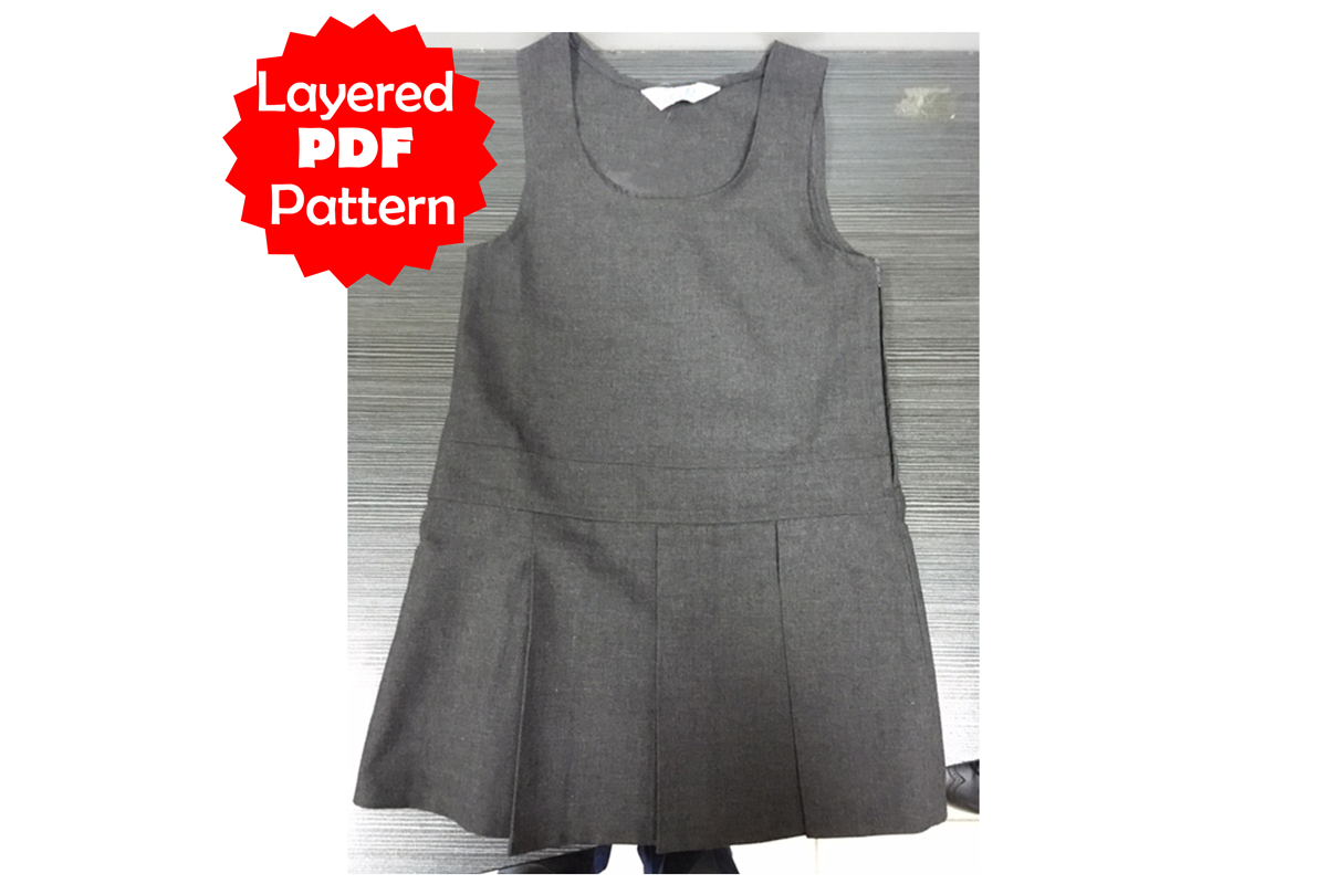 Pinafore Uniform Pdf Sewing Pattern